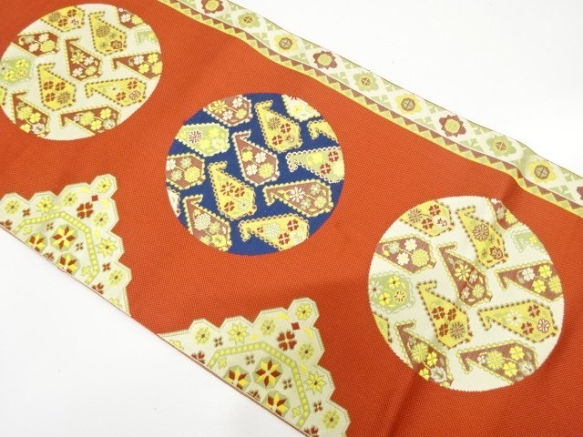 JAPANESE KIMONO / CHIKUZEN HAKATA MARU NI HANASARA KIMONO FOR SUMMER P
